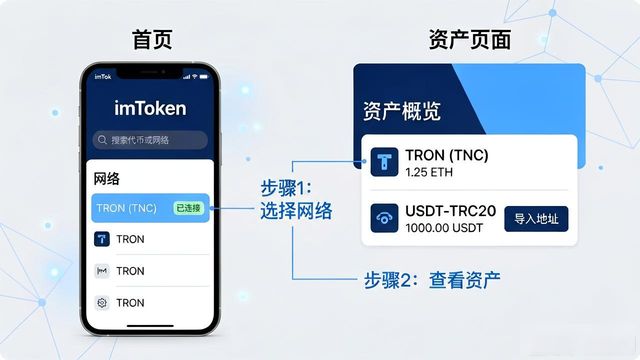 imToken钱包添加TRON主链_imToken 钱包添加 TRON 教程｜快速设置_TRON在imToken钱包中的查找方法