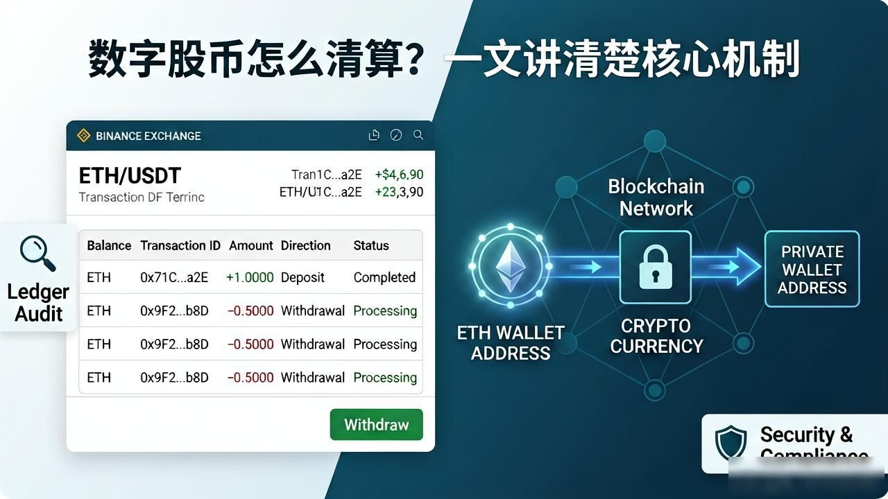 数字货币怎么清算_数字货币清算流程_链上清算核心机制