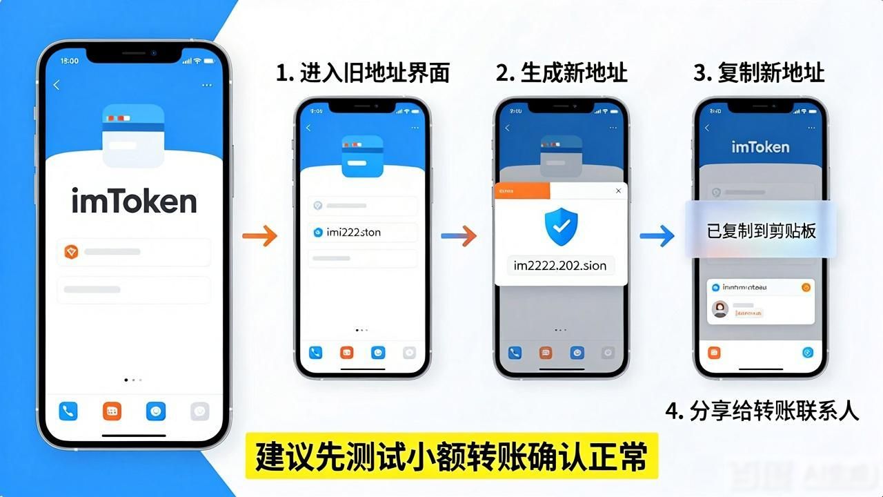 imToken钱包更新地址教程_imToken助记词备份新地址操作_2. 必看!imtoken钱包地址更新技巧